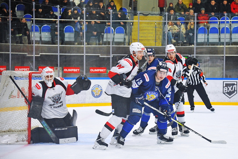 ХК «Рязань-ВДВ» дома одолел «Тамбов»